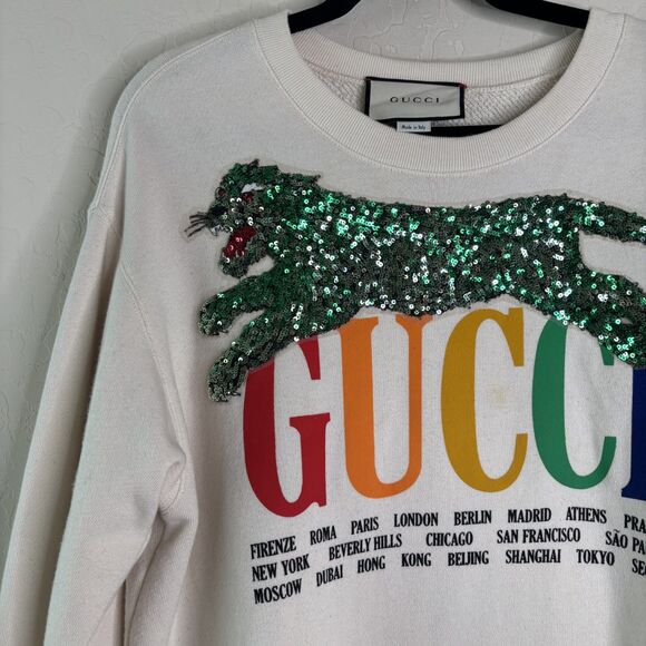 Gucci Embellished Printed Sweatshirt - Picture 14 of 14